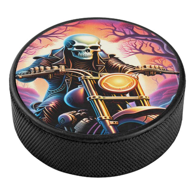 Riding through the interweaving branches hockey puck (3/4)