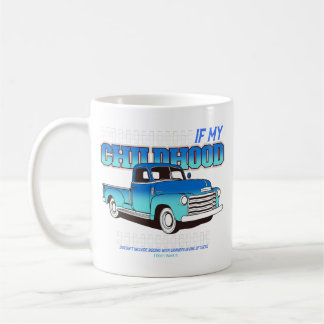 Riding with grandpa coffee mug
