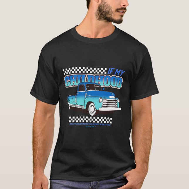 Riding with grandpa T-Shirt (Front)
