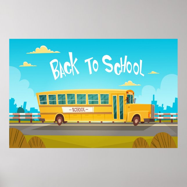 Riding Yellow Bus Poster (Front)