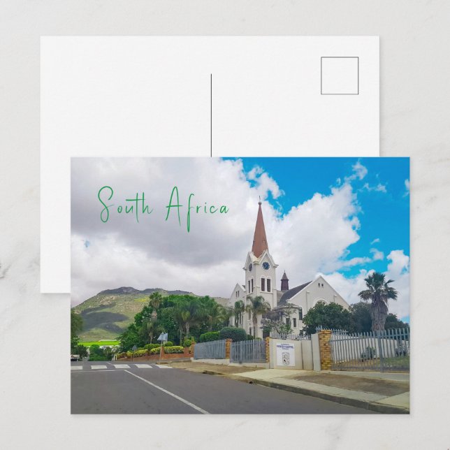 Riebeek-Kasteel Church View South Africa ZA Postcard (Front/Back)