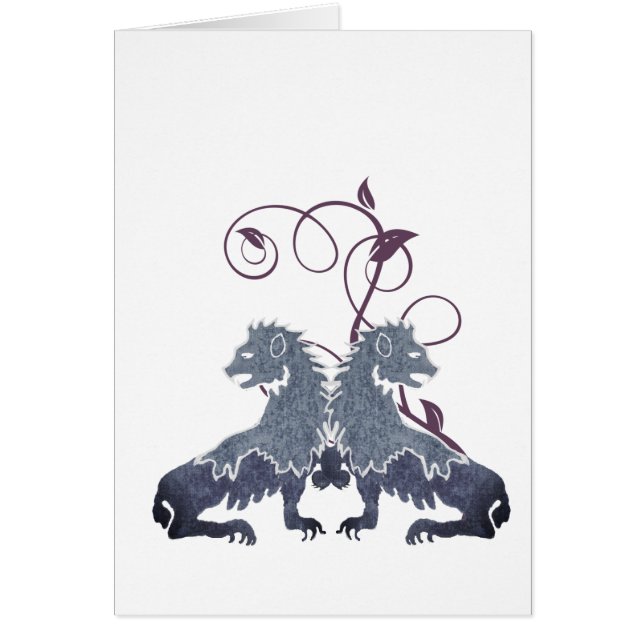 Rielaboration of Vintage Lions with Swirls (Front)