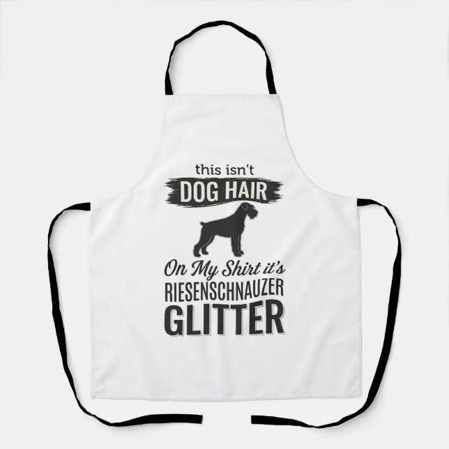 Riesenschnauzer Glitter Funny Dog Lover Design_1 Apron (Front)
