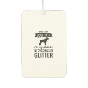 Riesenschnauzer Glitter Funny Dog Lover Design_1 Car Air Freshener