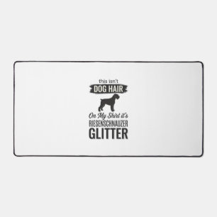 Riesenschnauzer Glitter Funny Dog Lover Design_1 Desk Mat