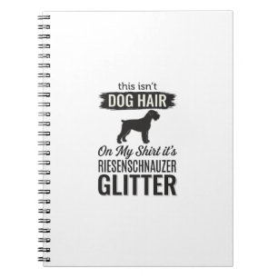 Riesenschnauzer Glitter Funny Dog Lover Design_1 Notebook