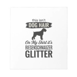 Riesenschnauzer Glitter Funny Dog Lover Design_1 Notepad
