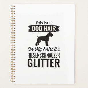 Riesenschnauzer Glitter Funny Dog Lover Design_1 Planner