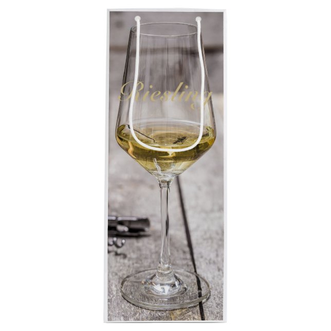 Riesling for white Wine lover Sommelier gift Bag (Front)