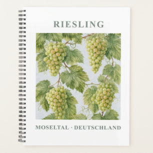 Riesling Moseltal Deutschland Vintage Travel Art Planner