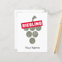 Riesling Vine Vintage Wine Drinker Grape Design