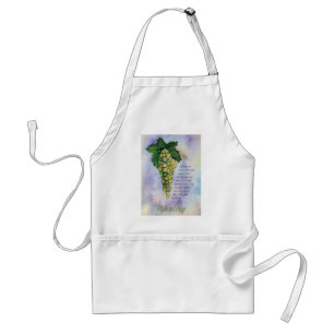 Riesling White Wine Grapes Apron