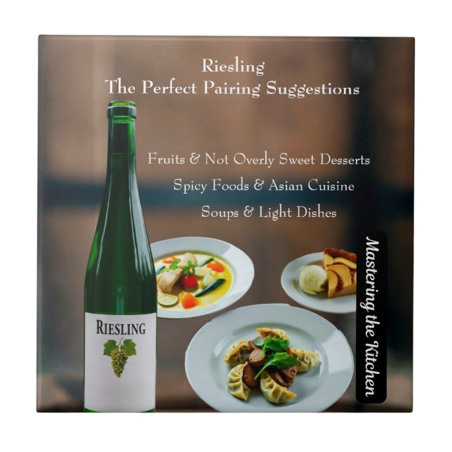 Riesling Wine Pairing Guide/Master the Kitchen Tile (Front)