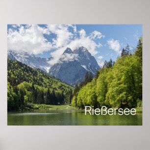 Riessersee Alps Garmisch Partenkirchen Bavaria Lug Poster
