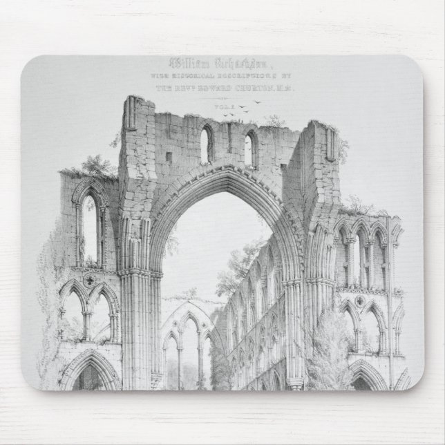 Rievaulx Abbey Mouse Mat (Front)