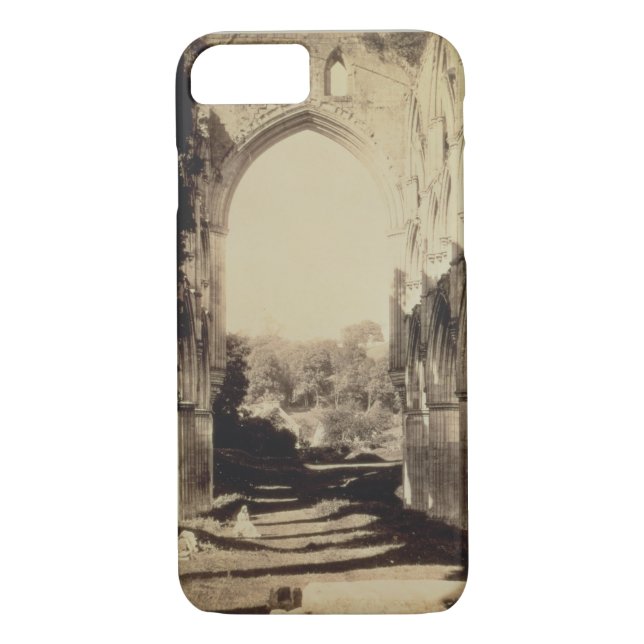 Rievaulx Abbey, North Yorkshire, 1854 (sepia photo Case-Mate iPhone Case (Back)