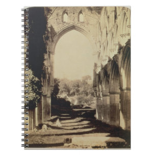 Rievaulx Abbey, North Yorkshire, 1854 (sepia photo Notebook