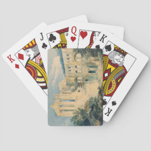 Rievaulx Abbey, Yorkshire, 1798 (w/c) Playing Cards