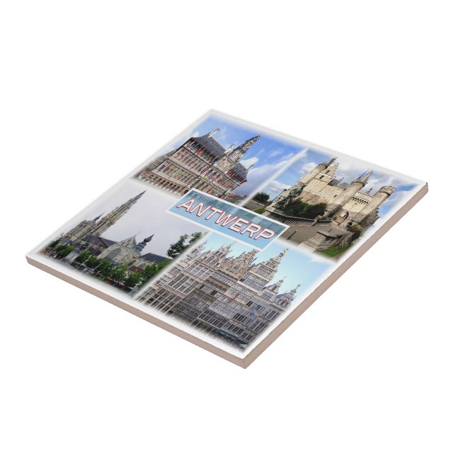 Rif. BE Antwerp, Stadhuis, Het Steen, Tile (Side)