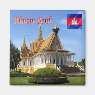 Rif. KH Cambodia, Phnom Penh, Royal Place Magnet
