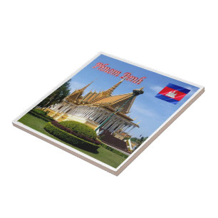 Rif. KH Cambodia, Phnom Penh, Royal Place Tile