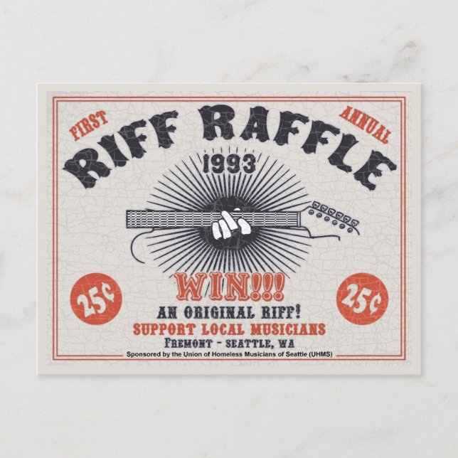 Riff Raffle Postcard (Front)