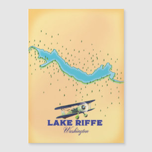 Riffe Lake Washington map