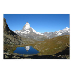 Riffelsee Matterhorn Reflection Photo Print