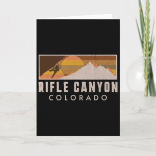 Rifle Canyon Rock Climbing Nerd Boulderer Mountain Card
