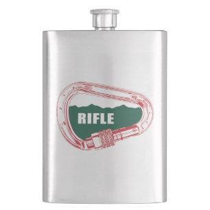 Rifle Climbing Carabiner Hip Flask