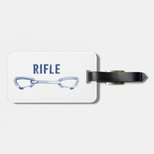 Rifle Colorado Rock Climbing Quickdraw Luggage Tag