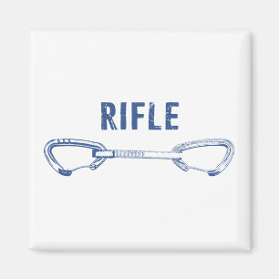 Rifle Colorado Rock Climbing Quickdraw Magnet