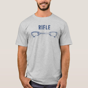 Rifle Colorado Rock Climbing Quickdraw T-Shirt