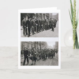 Rifle drill of the Spartacists (top) Revolutionary Card