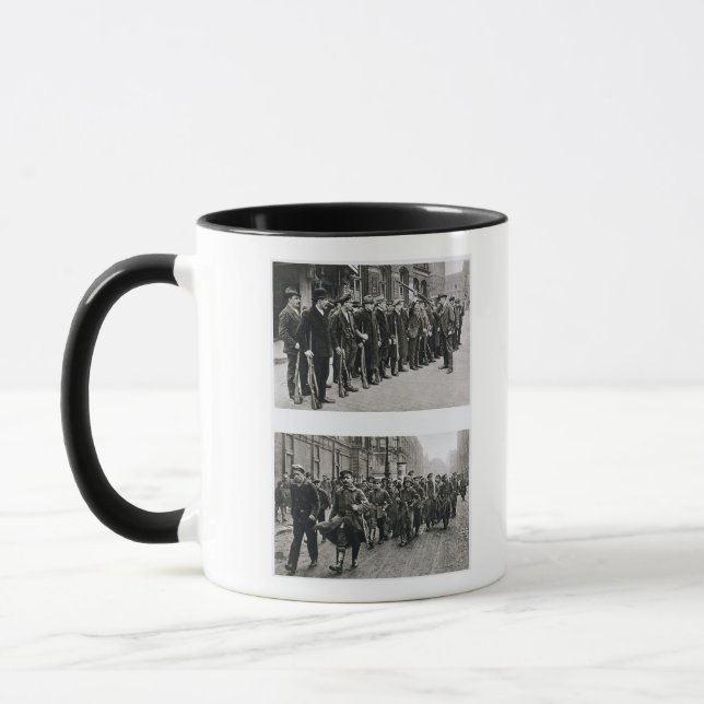 Rifle drill of the Spartacists (top) Revolutionary Mug (Left)