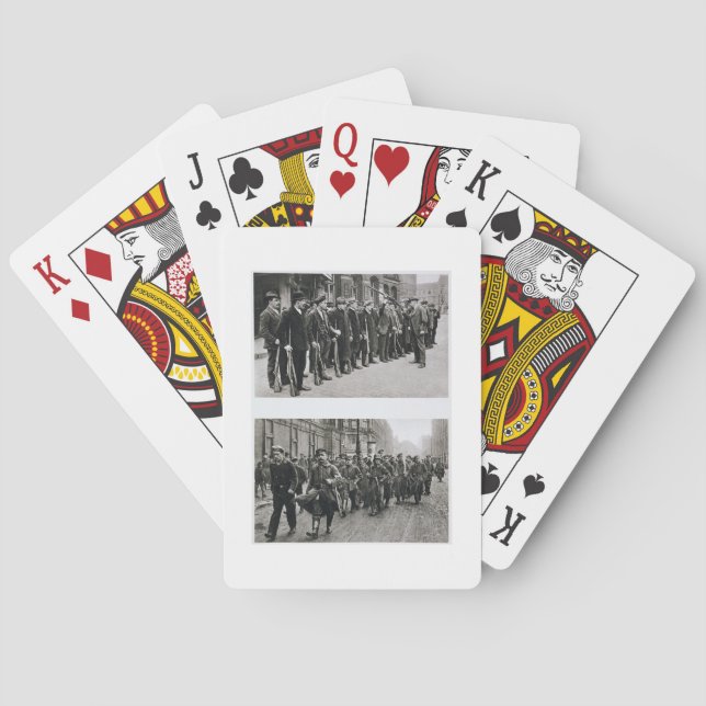 Rifle drill of the Spartacists (top) Revolutionary Playing Cards (Back)