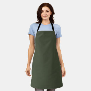 Rifle Green Solid Colour Apron