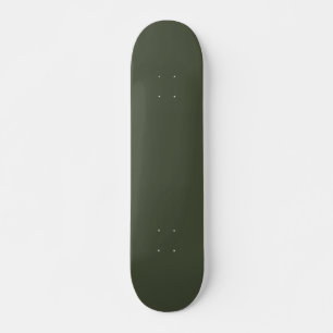 Rifle Green Solid Colour Skateboard