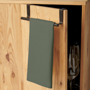 Rifle Green Solid Colour Tea Towel
