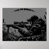 Rifle Hunting Fanatics Black & Grey |