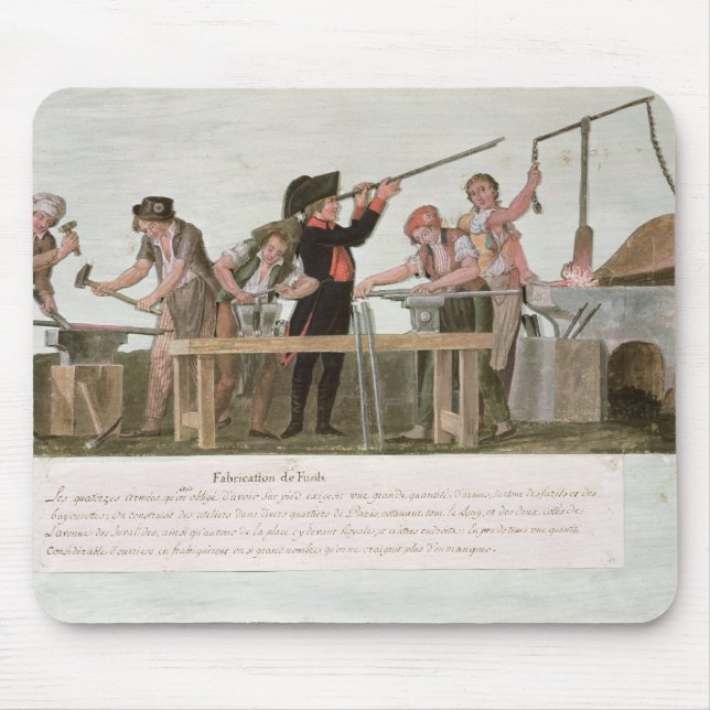Rifle Makers' Workshop, 1793 Mouse Mat (Front)