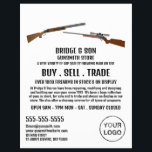 Rifle & Shotgun, Gunsmith, Gunstore Advertising Flyer<br><div class="desc">Rifle & Shotgun,  Gunsmith,  Gunstore Advertising Flyers By The Business Card Store.</div>