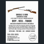 Rifle & Shotgun, Gunsmith, Gunstore Advertising Flyer<br><div class="desc">Rifle & Shotgun,  Gunsmith,  Gunstore Advertising Flyers By The Business Card Store.</div>
