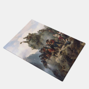 Riflemen Defending a Mountain Pass (Karl Lessing) Doormat