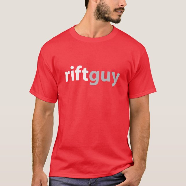 RIFTguy red T-Shirt (Front)