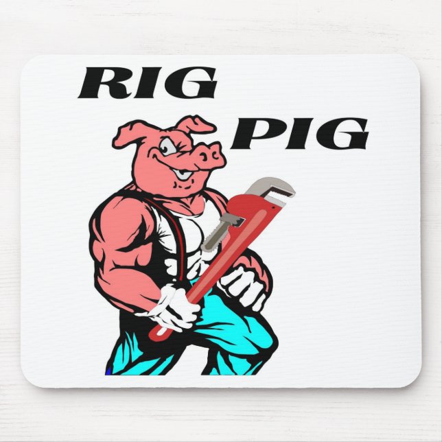 Rig Pig Mouse Mat (Front)