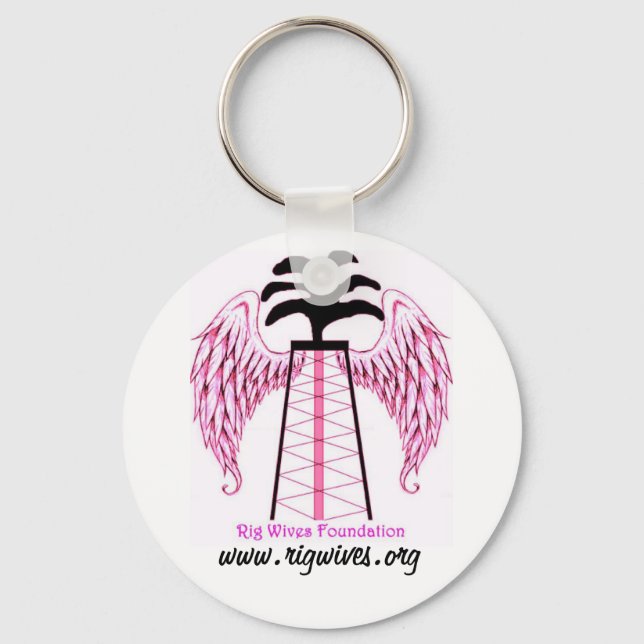 Rig Wives Foundation Key Ring (Front)