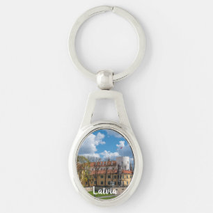 Riga Castle in Riga, Latvia Key Ring