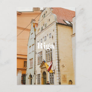 Riga Cityscape Flexible Photo Magnet Holiday Postcard