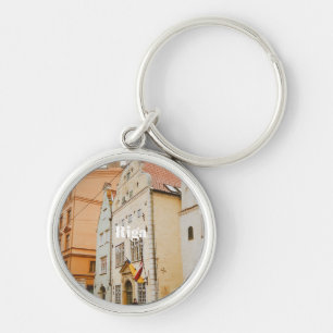 Riga Cityscape Flexible Photo Magnet Key Ring